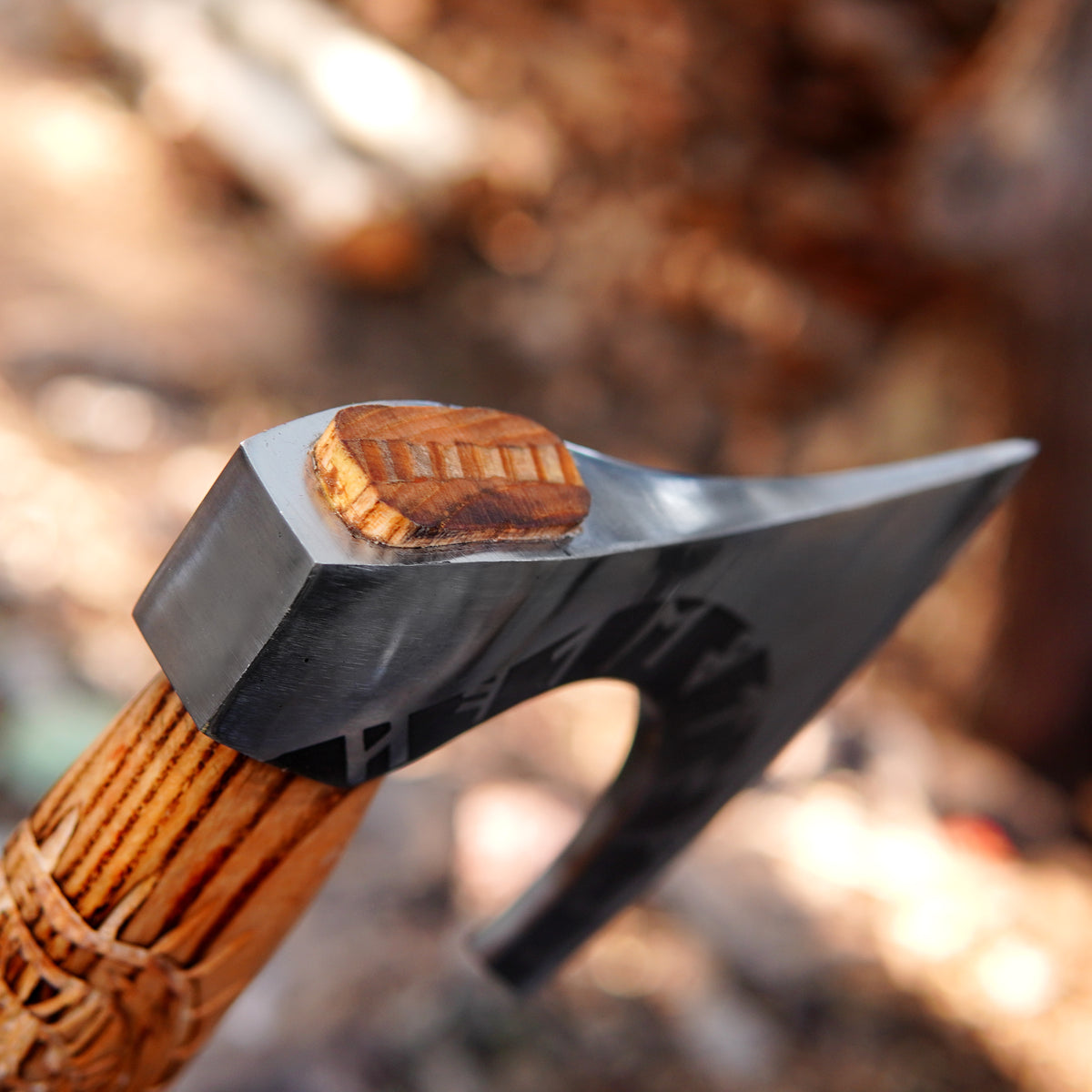 1095 Carbon Steel Hand Forged Camping Axe Hunting Bushcraft Survival Axe ARSAXE15b